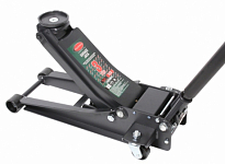 Домкрат подкатной RF-830018 гидравлический двухштоковый низкопрофильный с прорезиненной накладкой на